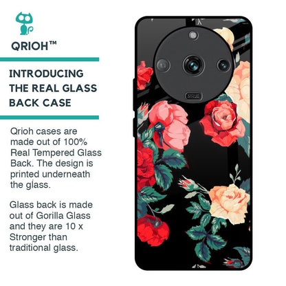 Floral Bunch Glass Case For Realme Narzo 60 5G