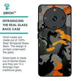 Camouflage Orange Glass Case For Realme Narzo 60 5G