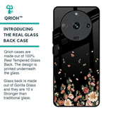 Floating Floral Print Glass Case for Realme Narzo 60 5G