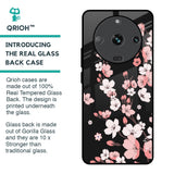 Black Cherry Blossom Glass Case for Realme Narzo 60 5G