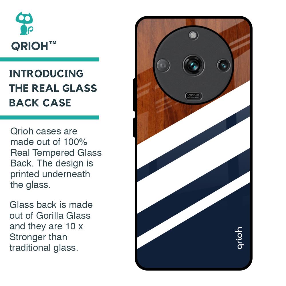Bold Stripes Glass Case for Realme Narzo 60 5G
