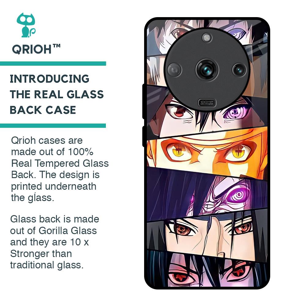 Anime Eyes Glass Case for Realme Narzo 60 5G
