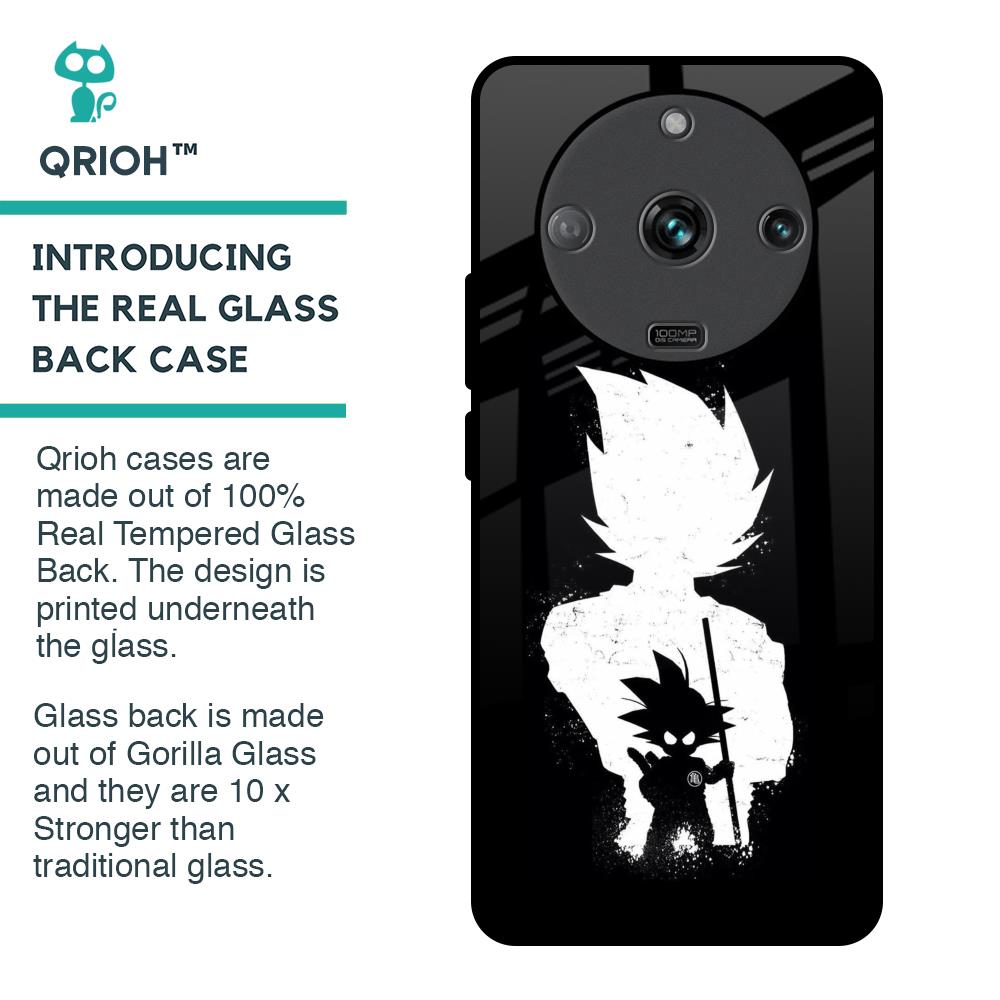 Monochrome Goku Glass Case for Realme Narzo 60 5G