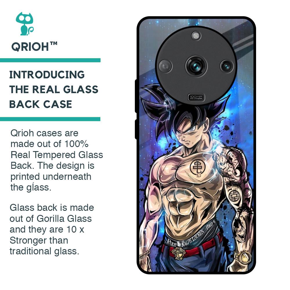 Branded Anime Glass Case for Realme Narzo 60 5G