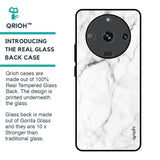 Modern White Marble Glass Case for Realme Narzo 60 5G