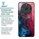 Blue & Red Smoke Glass Case for Realme Narzo 60 5G