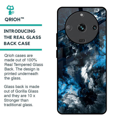 Cloudy Dust Glass Case for Realme Narzo 60 5G