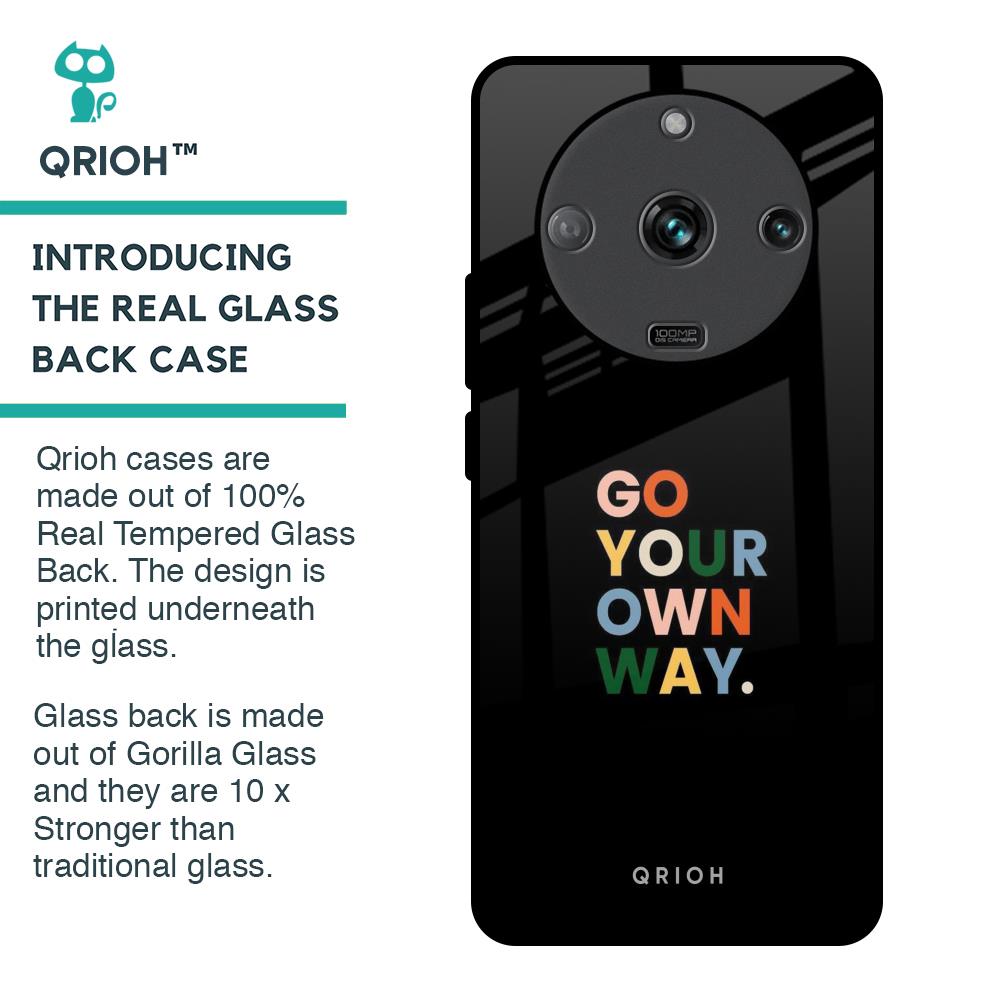 Go Your Own Way Glass Case for Realme Narzo 60 5G