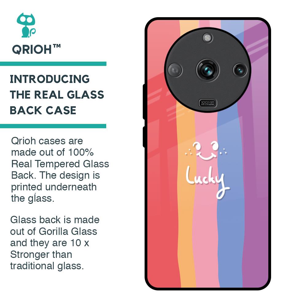 Lucky Abstract Glass Case for Realme Narzo 60 5G