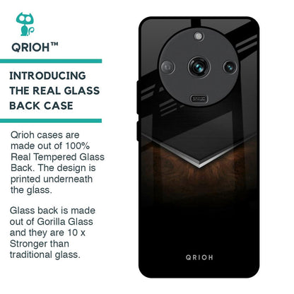 Dark Walnut Glass Case for Realme Narzo 60 5G