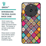 Multicolor Mandala Glass Case for Realme Narzo 60 5G