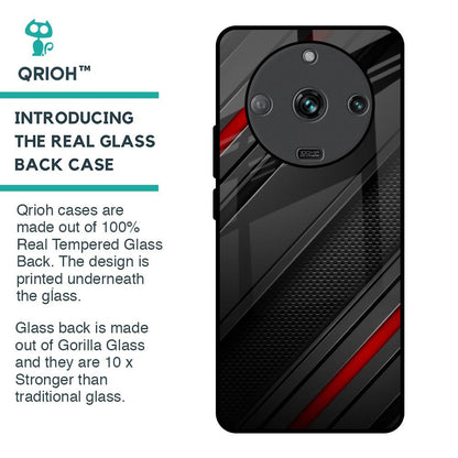 Modern Abstract Glass Case for Realme Narzo 60 5G