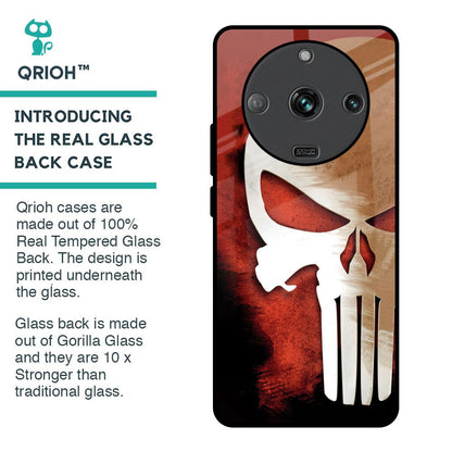 Red Skull Glass Case for Realme Narzo 60 5G