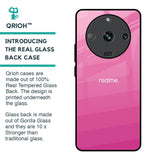 Pink Ribbon Caddy Glass Case for Realme Narzo 60 5G