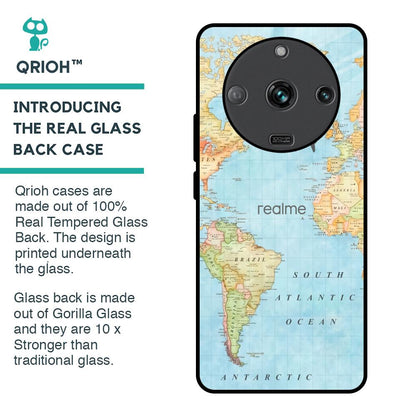 Fly Around The World Glass Case for Realme Narzo 60 5G