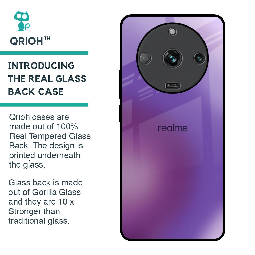 Ultraviolet Gradient Glass Case for Realme Narzo 60 5G