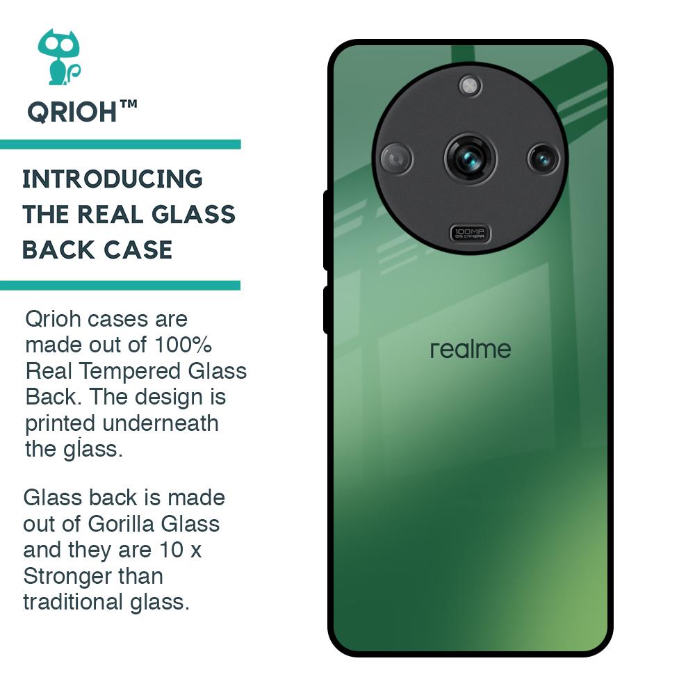Green Grunge Texture Glass Case for Realme Narzo 60 5G