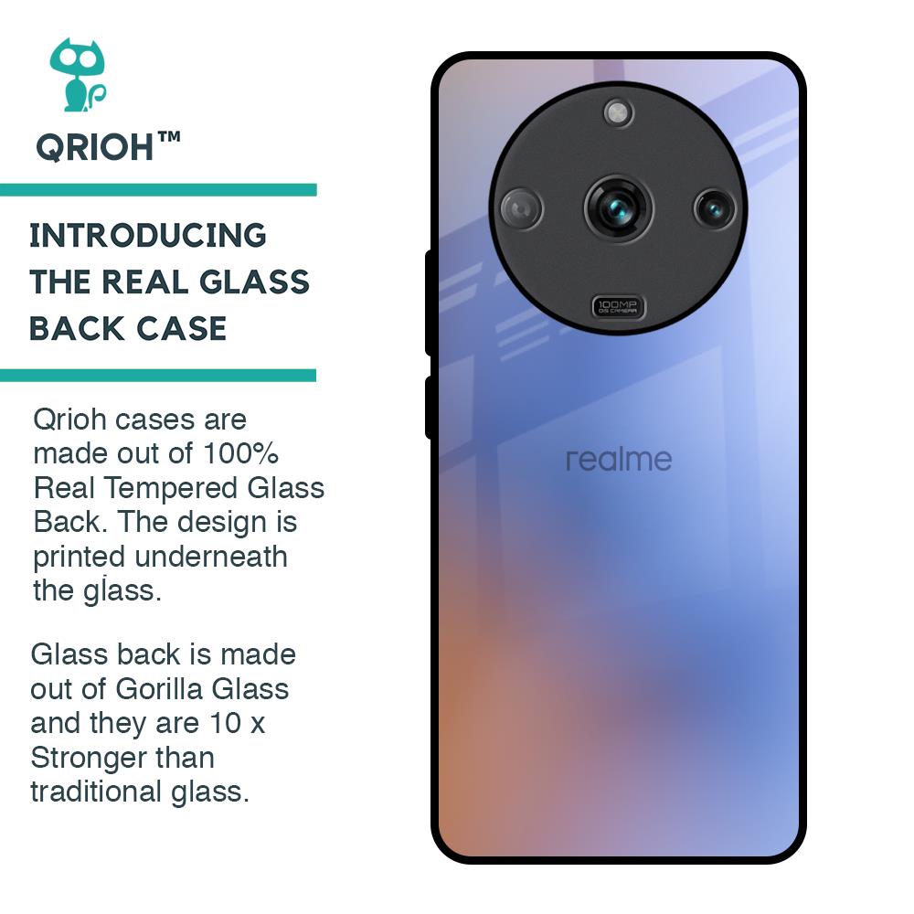 Blue Aura Glass Case for Realme Narzo 60 5G
