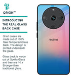 Blue & Pink Ombre Glass case for Realme Narzo 60 5G
