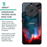 Brush Art Glass Case For Realme Narzo 60 5G