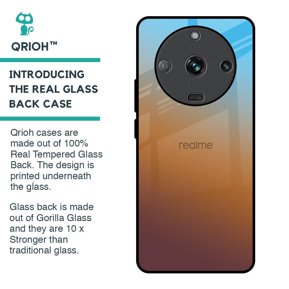 Rich Brown Glass Case for Realme Narzo 60 5G