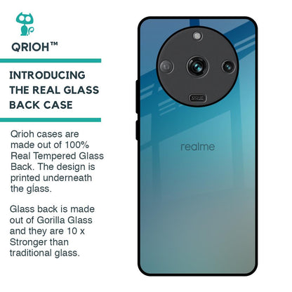 Sea Theme Gradient Glass Case for Realme Narzo 60 5G