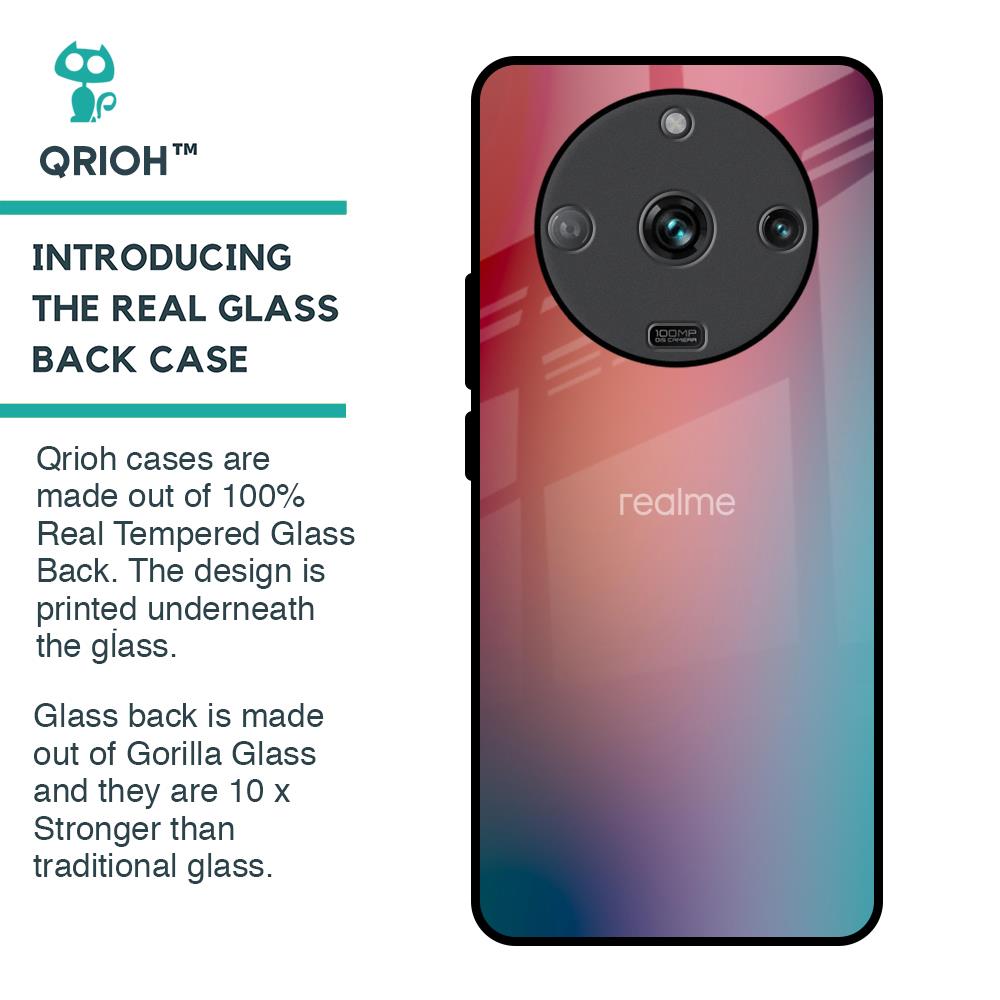 Dusty Multi Gradient Glass Case for Realme Narzo 60 5G