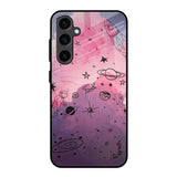 Space Doodles Samsung Galaxy S23 FE 5G Glass Back Cover Online