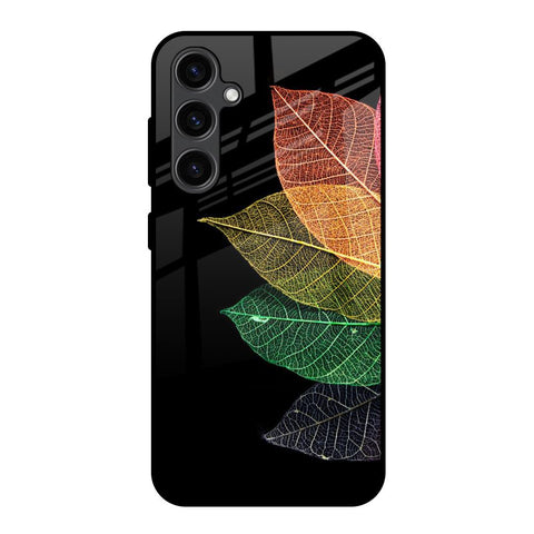 Colorful Leaves Samsung Galaxy S23 FE 5G Glass Back Cover Online