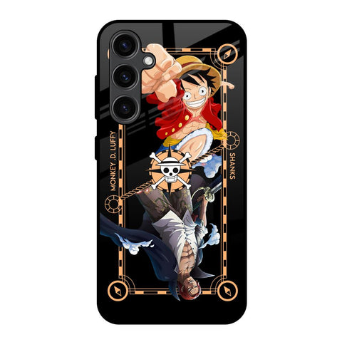 Shanks & Luffy Samsung Galaxy S23 FE 5G Glass Back Cover Online