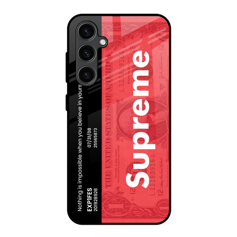 Supreme Ticket Samsung Galaxy S23 FE 5G Glass Back Cover Online
