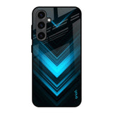 Vertical Blue Arrow Samsung Galaxy S23 FE 5G Glass Back Cover Online