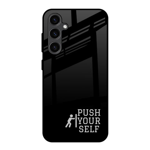 Push Your Self Samsung Galaxy S23 FE 5G Glass Back Cover Online