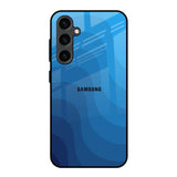 Blue Wave Abstract Samsung Galaxy S23 FE 5G Glass Back Cover Online