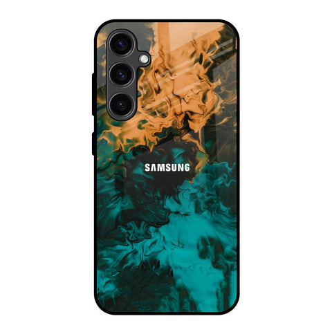 Watercolor Wave Samsung Galaxy S23 FE 5G Glass Back Cover Online