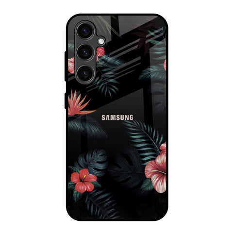 Tropical Art Flower Samsung Galaxy S23 FE 5G Glass Back Cover Online