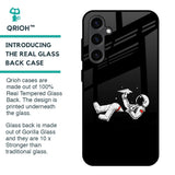 Space Traveller Glass Case for Samsung Galaxy S23 FE 5G