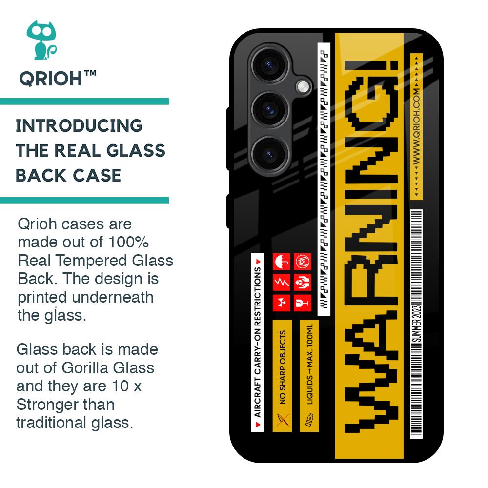 Aircraft Warning Glass Case for Samsung Galaxy S23 FE 5G