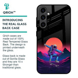 Retro Astronaut Glass Case for Samsung Galaxy S23 FE 5G