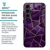 Geometric Purple Glass Case For Samsung Galaxy S23 FE 5G