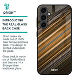 Diagonal Slash Pattern Glass Case for Samsung Galaxy S23 FE 5G