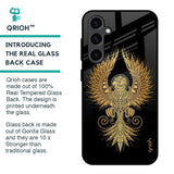 Mythical Phoenix Art Glass Case for Samsung Galaxy S23 FE 5G