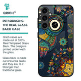 Owl Art Glass Case for Samsung Galaxy S23 FE 5G