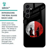 Anime Red Moon Glass Case for Samsung Galaxy S23 FE 5G