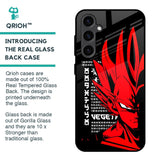 Red Vegeta Glass Case for Samsung Galaxy S23 FE 5G