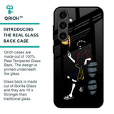 Luffy Line Art Glass Case for Samsung Galaxy S23 FE 5G