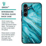 Ocean Marble Glass Case for Samsung Galaxy S23 FE 5G