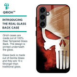 Red Skull Glass Case for Samsung Galaxy S23 FE 5G