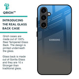 Blue Grey Ombre Glass Case for Samsung Galaxy S23 FE 5G