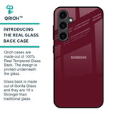 Classic Burgundy Glass Case for Samsung Galaxy S23 FE 5G